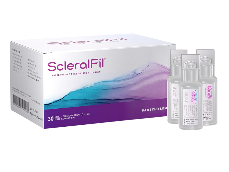 ScleralFil 10mL Preservative Free Saline Solution (30 x 10mL vials)