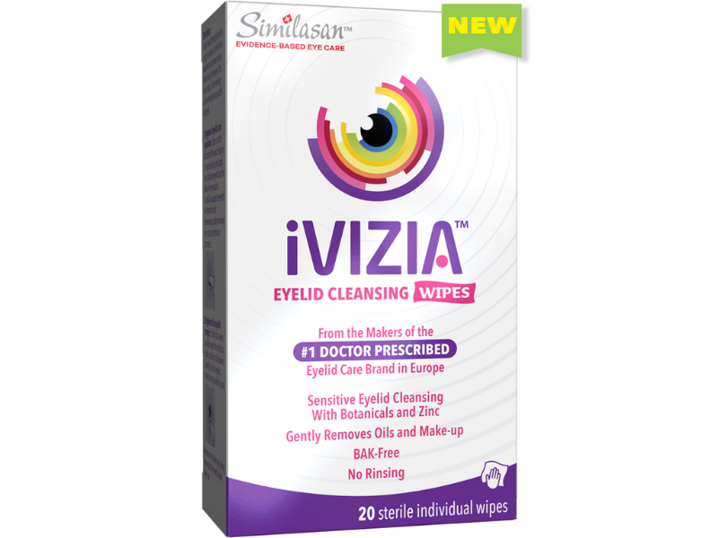 Ivizia Eyelid Cleansing Wipes (20 ct)