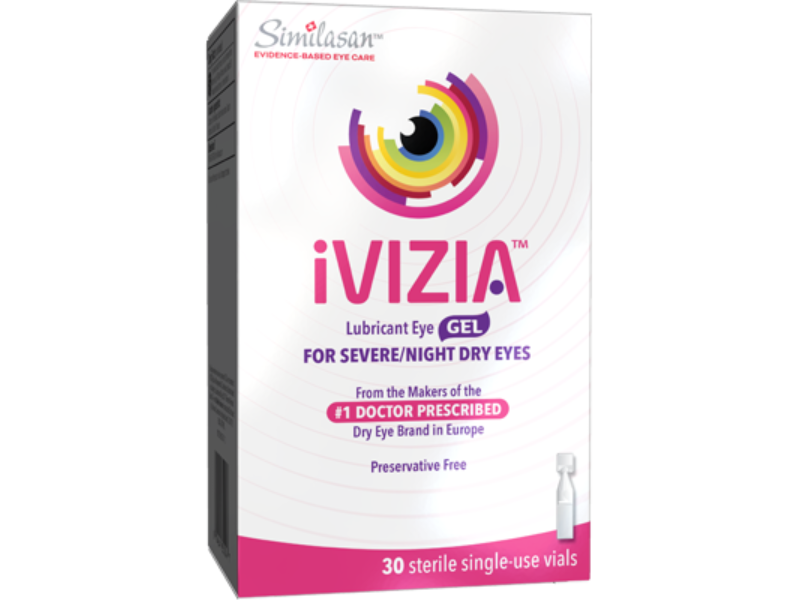 Ivizia Lubricant Eye Gel for Severe/Night Dry Eyes (30 PF vials