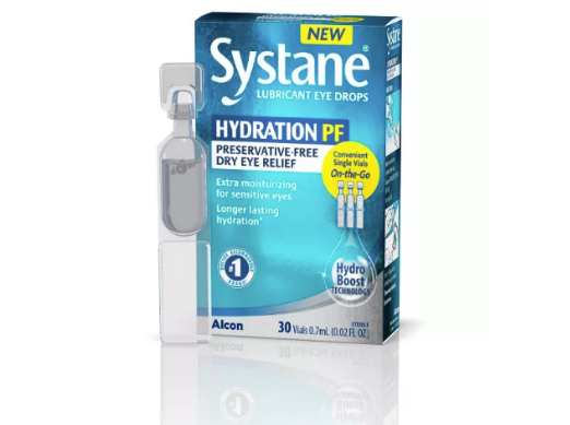 best lubricating eye drops for pink eye Systane Hydration Preservative Free (Box of 30 vials) – DryEyeShop