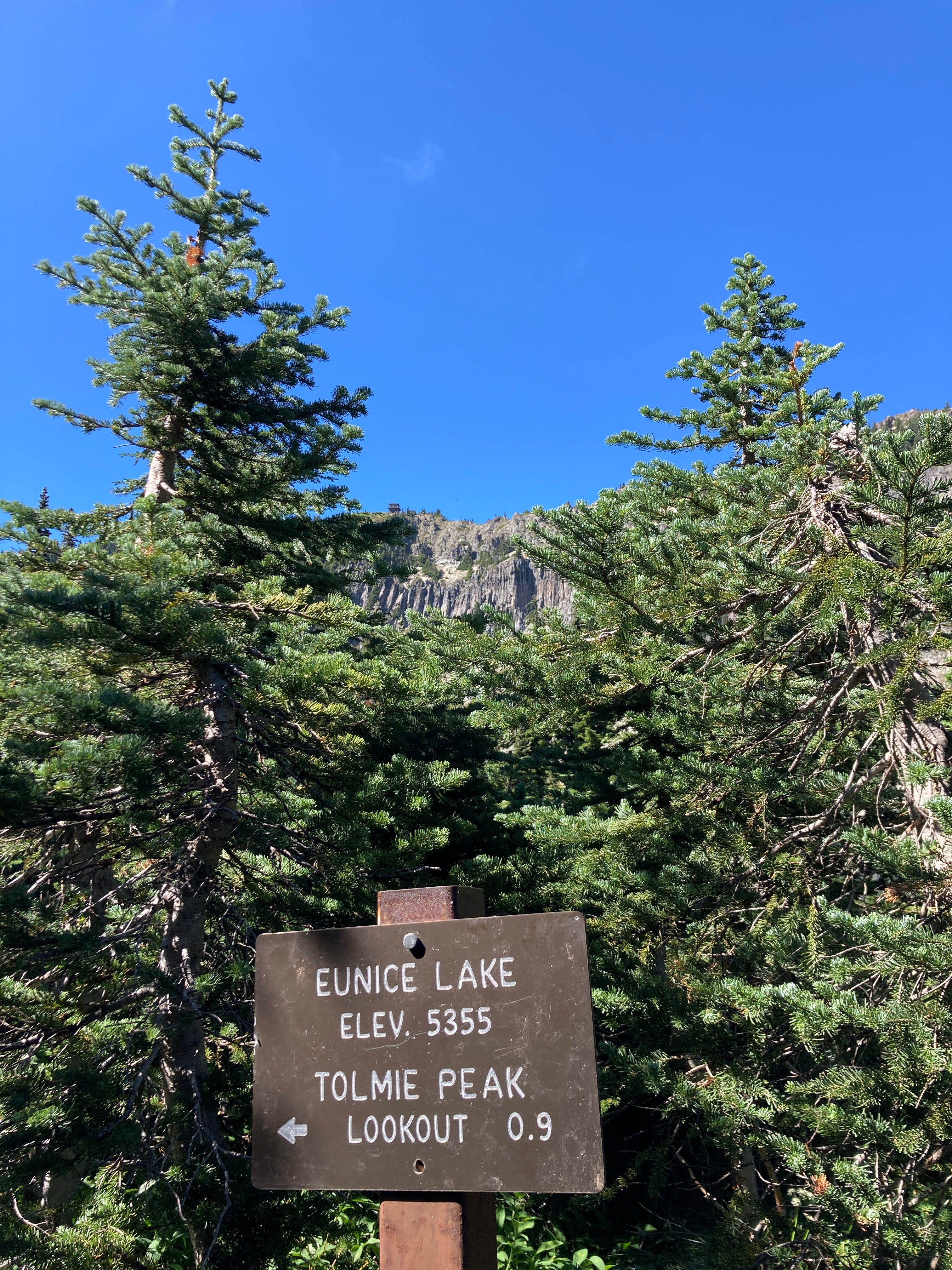 Tolmie Peak and Eunice Lake (Mt. Rainier)