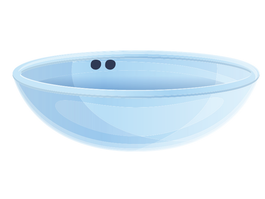 Plastic Handy Tub Oval Blue - Dollar Store