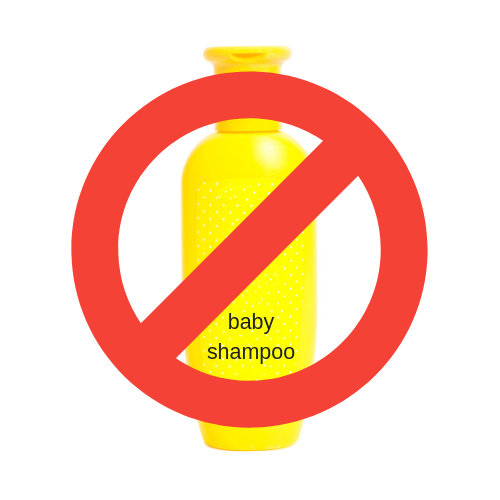 No More Baby Shampoo.
