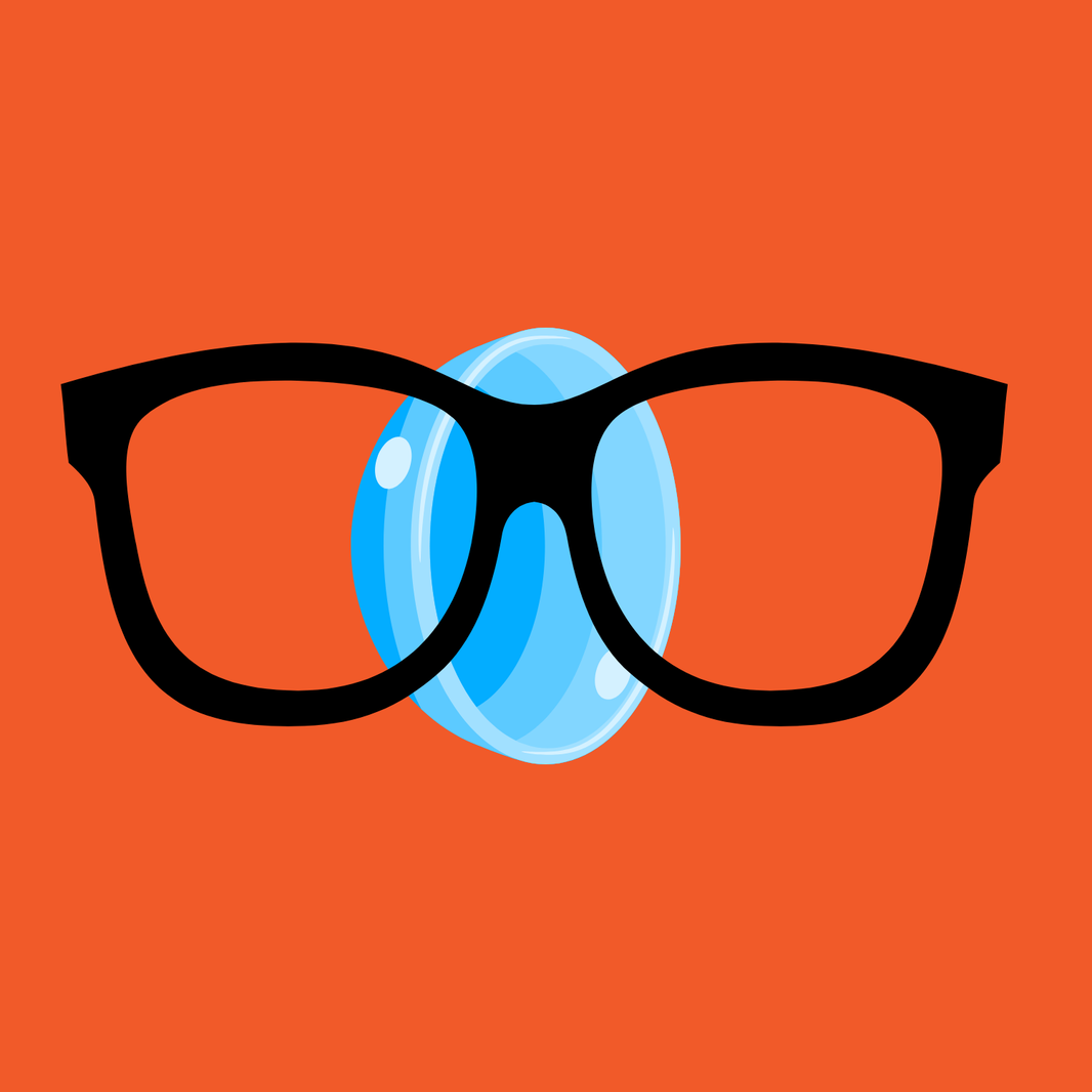 Sclerals and glasses