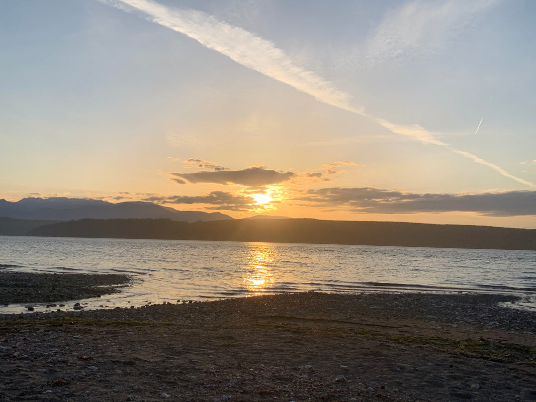 Winding up the day at Hood Canal