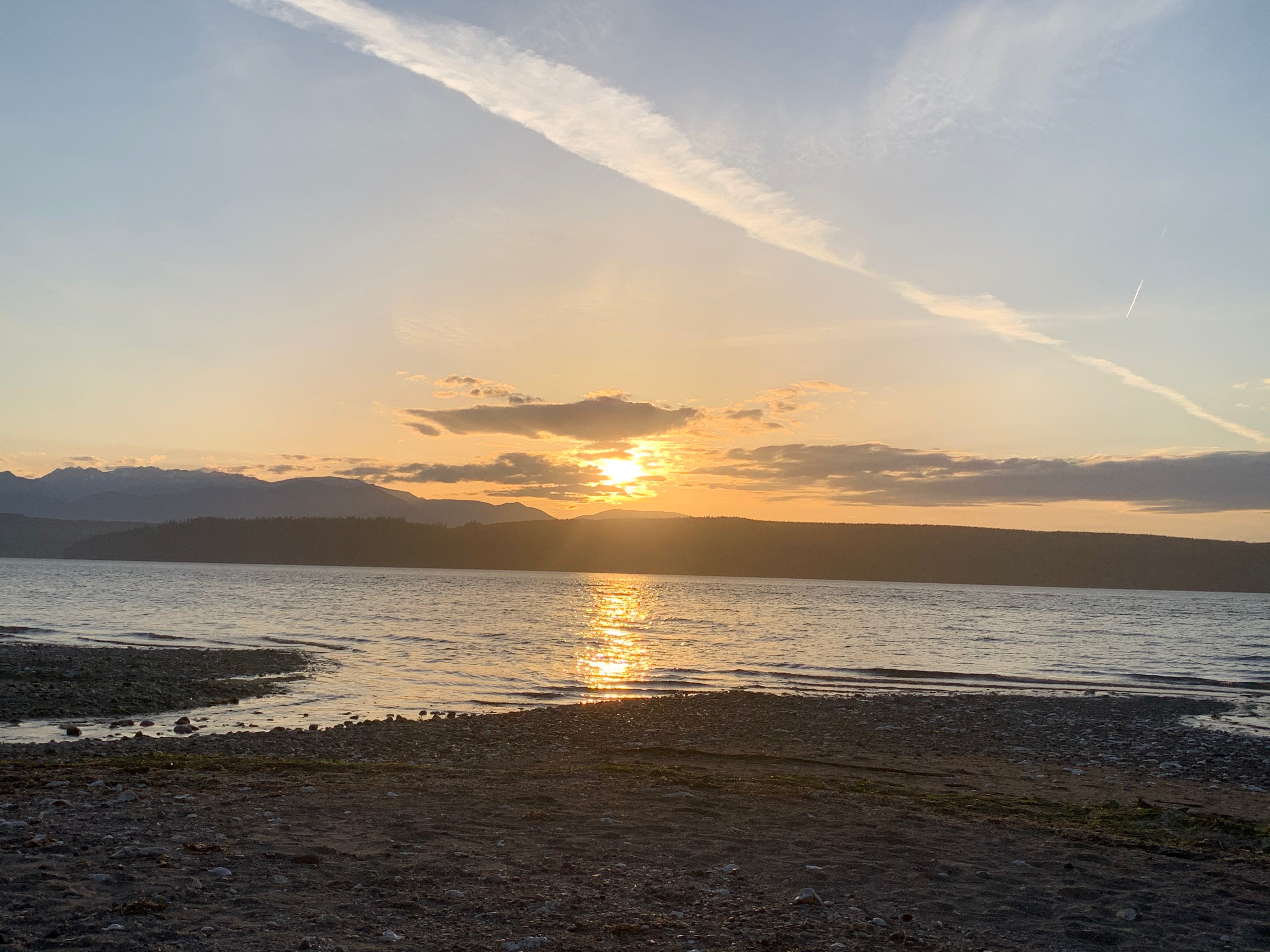 Winding up the day at Hood Canal