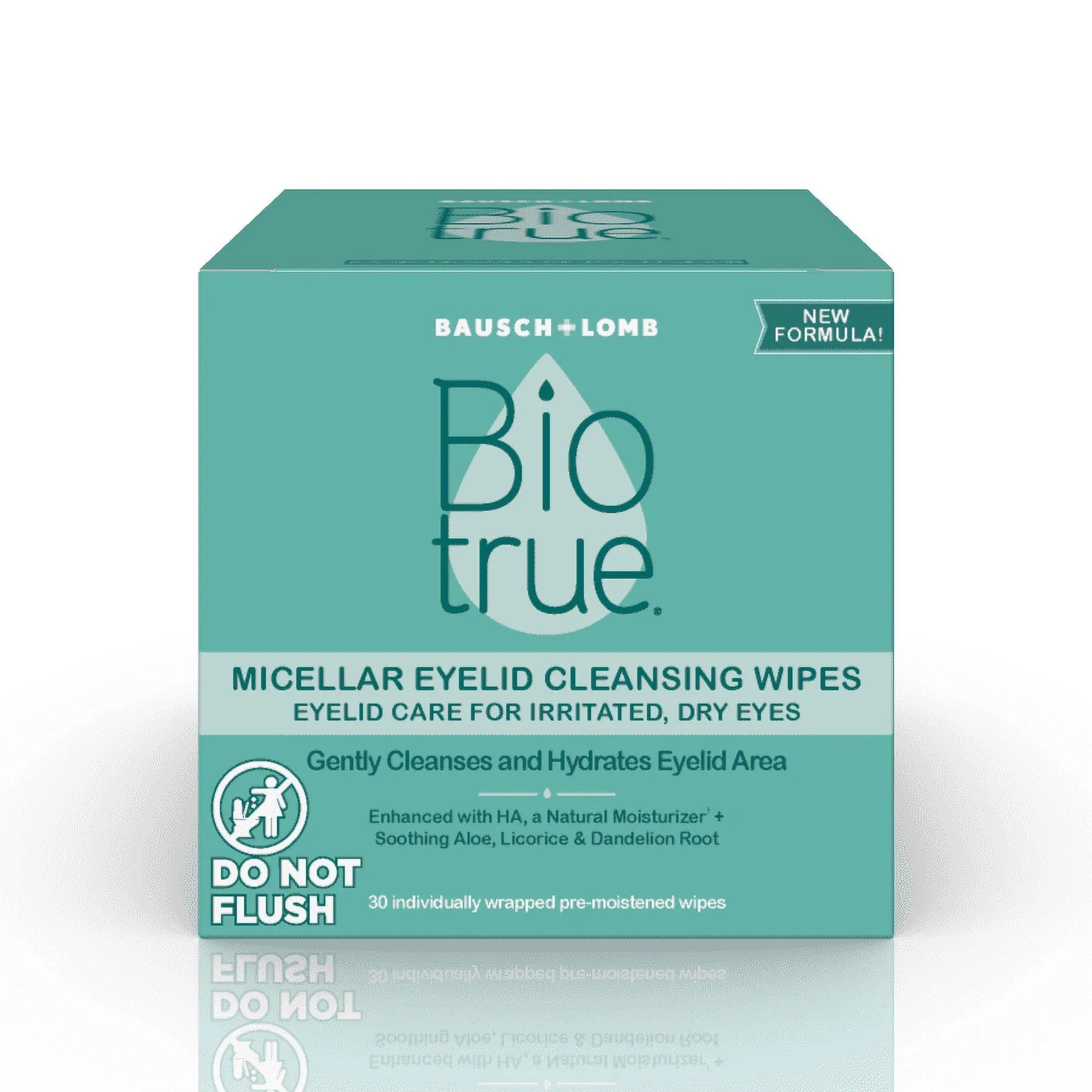 Biotrue Micellar Eyelid Cleansing Wipes (30ct)
