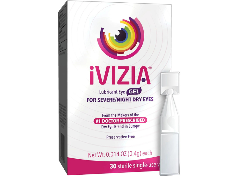 Ivizia Lubricant Eye Gel for Severe/Night Dry Eyes (30 PF vials)
