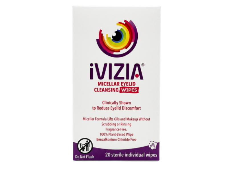 Ivizia Micellar Eyelid Cleansing Wipes (20 ct)