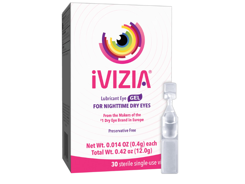 Ivizia Lubricant Eye Gel for Nighttime Dry Eyes (30 PF vials)