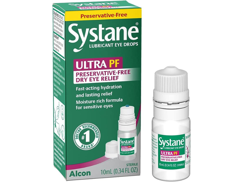 Systane Ultra Lubricant Eye Drops - Thick drop, preservative free 