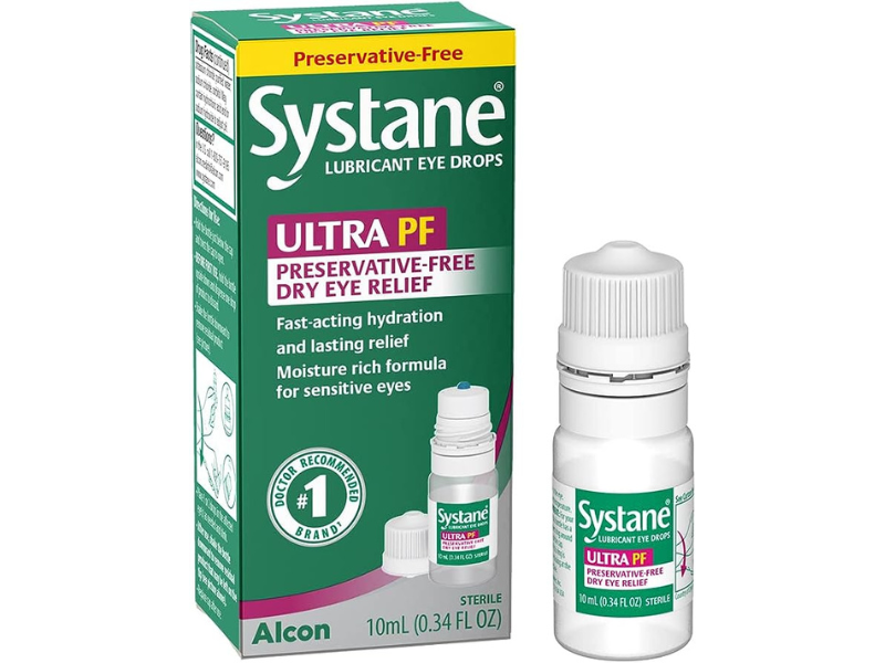 Systane Ultra Lubricant Eye Drops - Thick drop, preservative free