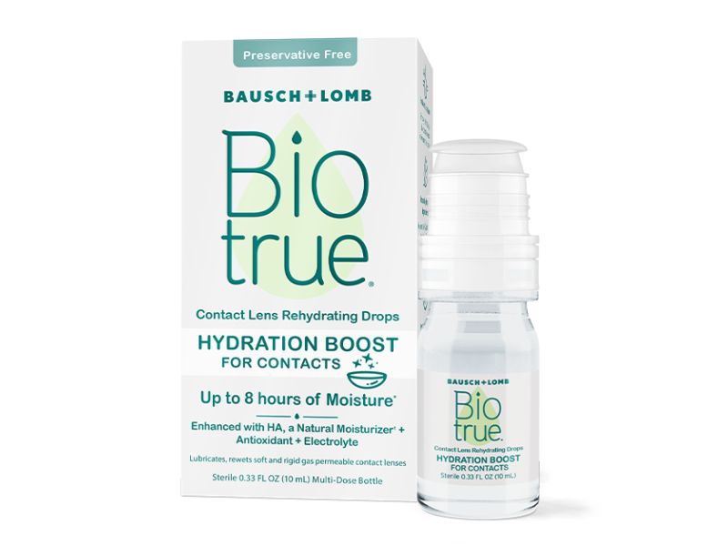 Biotrue Hydration Boost Contact Lens Rehydrating Drops (10mL MDPF bottle)