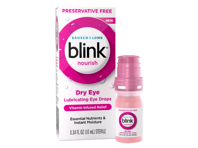 Blink Nourish Preservative Free Lubricating Eye Drops