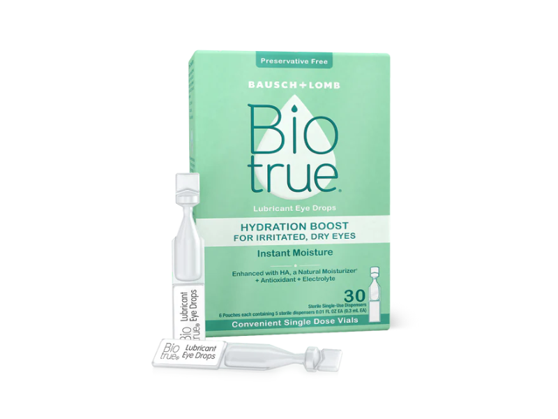 Biotrue Hydration Boost Lubricant Eye Drops (30 PF vials)