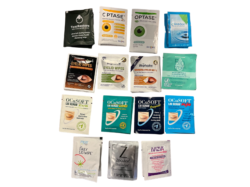 Lid Wipe Product Sampler