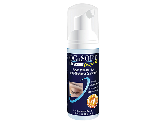 OCuSOFT Lid Scrub Foaming Eyelid Cleanser - DryEyeShop