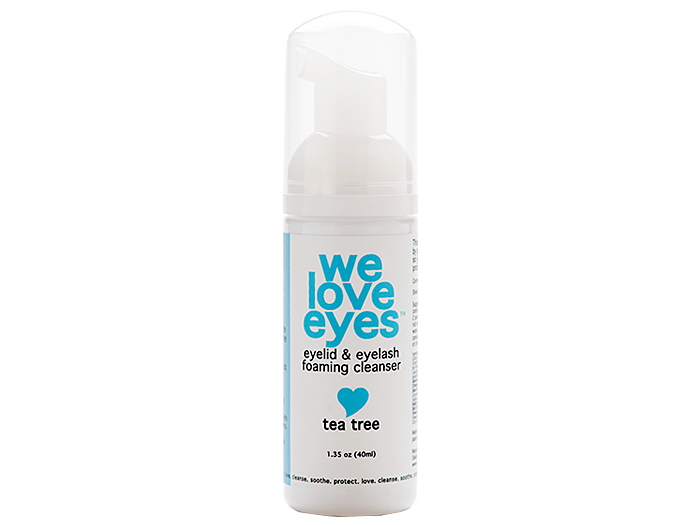 Tea Tree Eyelid Foaming Cleanser by WeLoveEyes - DryEyeShop