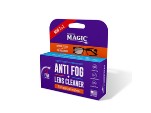 Nano Magic Anti-Fog & Lens Cleaner Spray Kit - Ultimate Clear Vision Products for Lenses, Glasses, Googles, 2-in-1 Anti Fog & Lens Cleaner Spray (1 oz