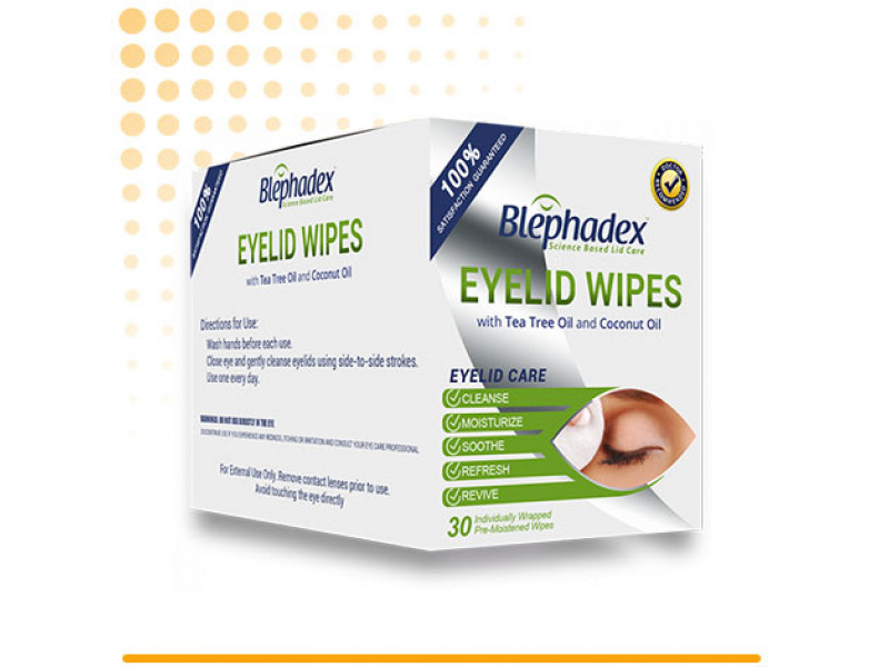 Blephadex Eyelid Wipes (30 ct)