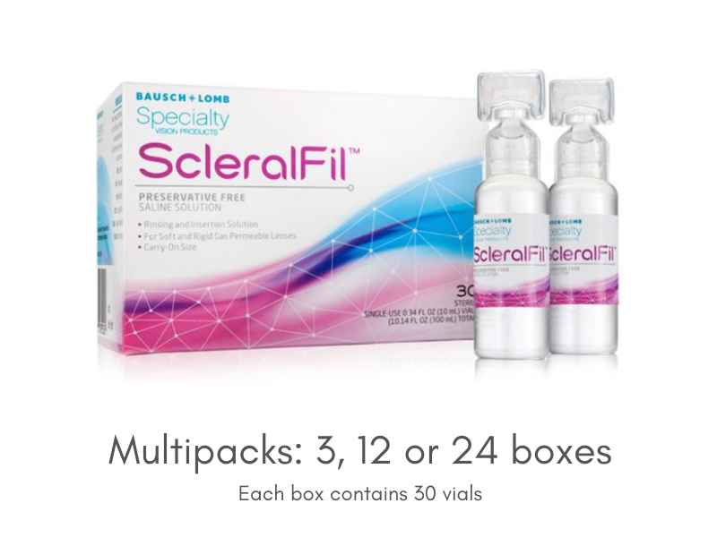 ScleralFil Preservative Free Saline Solution Multipacks - DryEyeShop