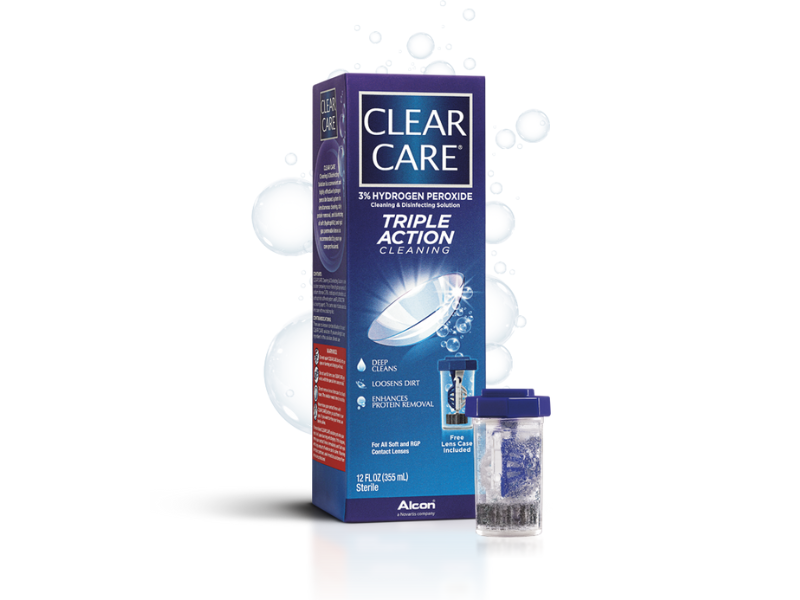 Clear Care Cleaning and Disinfecting Solution - Thumbnail 4