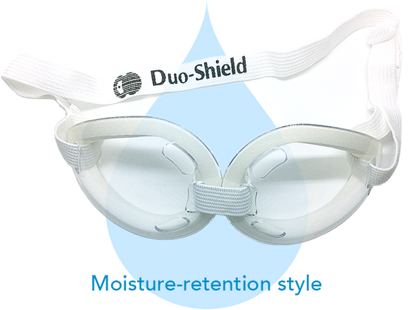 View Shield Duo Shield - Vented eye shields with a strap – DryEyeShop