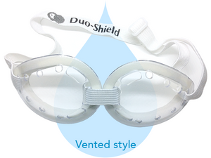 Duo Shield - Vented eye shields with a strap – DryEyeShop