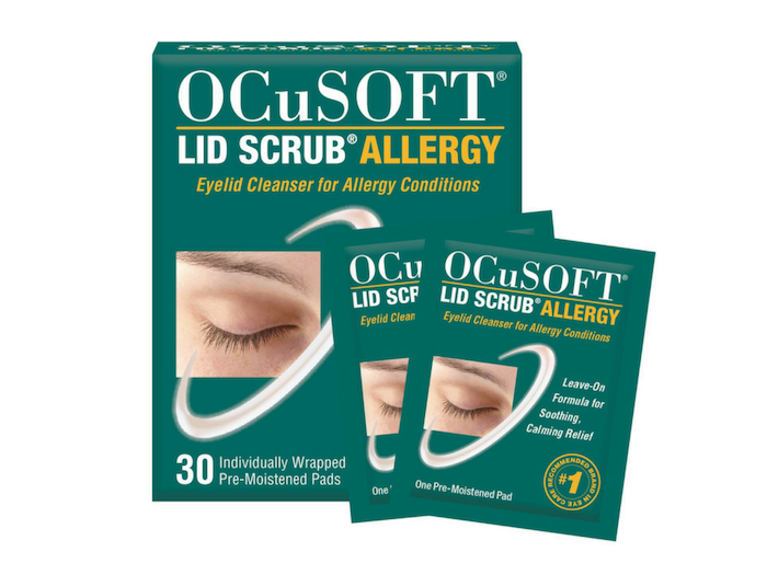 OCuSOFT Lid Scrub ALLERGY Pre Moistened Pads DryEyeShop