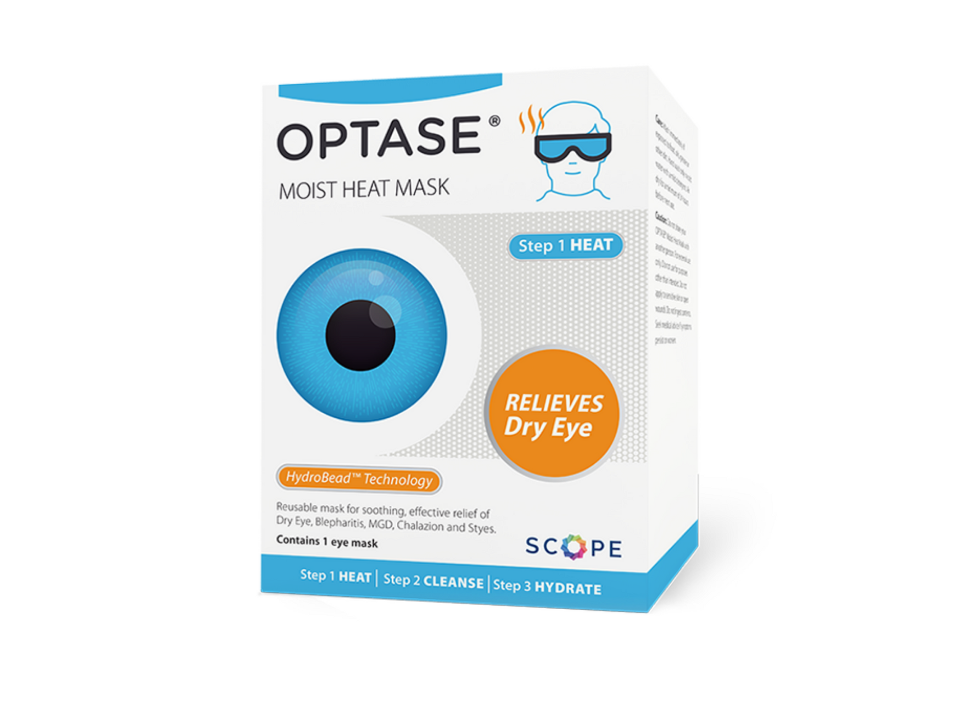Microwave Heated Eye Mask, Steam Warm Compress For Dry