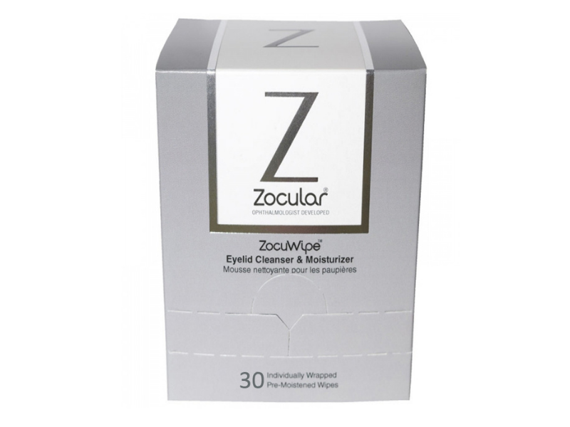 ZocuWipe Eyelid Cleanser & Moisturizer - DryEyeShop