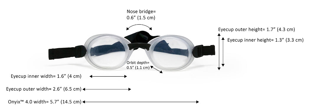 Quartz silicone shield - CPAP compatible dry eye protection at